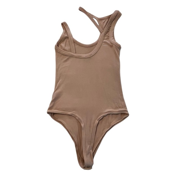 ALIX NYC Ribbed Neutral Beige Bodysuit size Medium - Picture 4 of 14